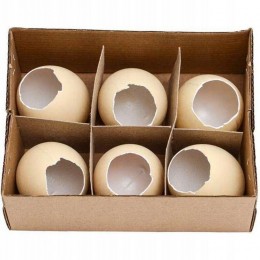 Jajko skorupka plastikowa / jajka plastikowe kurze wydmuszki 6 sztuk
