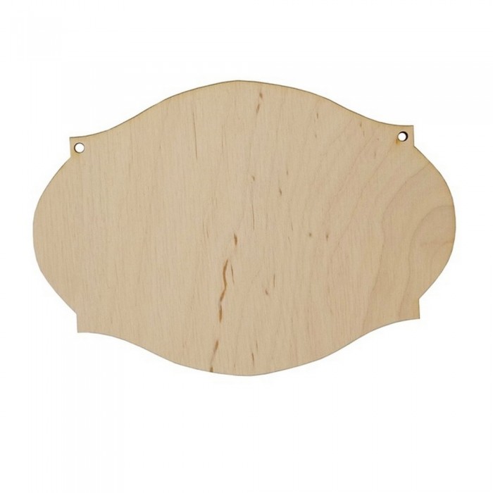 Tabliczka drewniana deseczka zawieszka szyld 14cm baza do decoupage