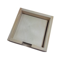 Pudełko drewniane + 8 podkładek pod kubek baza do decoupage, zdjęcie 3