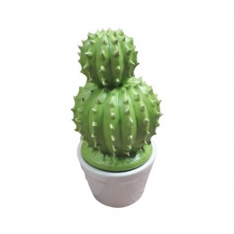 Pojemnik ceramiczny w kształcie kaktusa / ceramiczna figurka kaktus