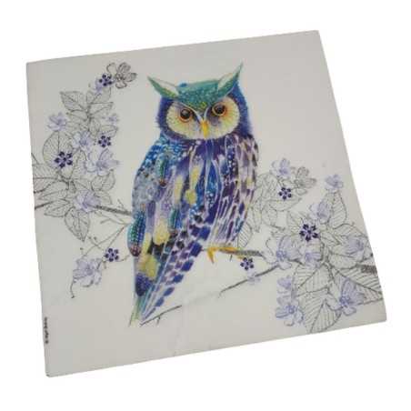 Serwetka decoupage sowa serwetki papierowe ozdobne sówka ptak 1 szt.
