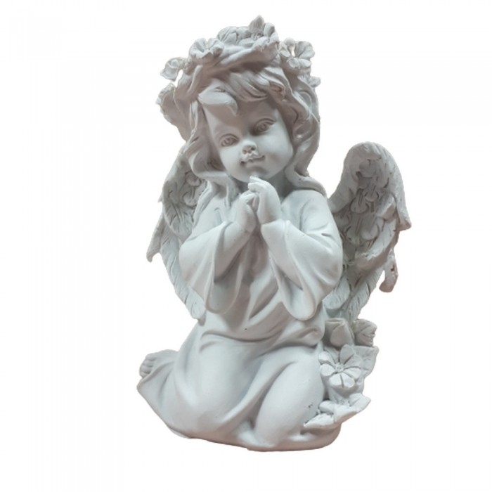 Figurka aniołka dziewczynki ze skrzydełkami / anioł modlący się