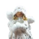 Figurka biały anioł aniołek skrzat laleczka 40cm dekoracja świąteczna