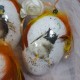 Decoupage jajka plastikowe akrylowe motyw kaczka krzyżówka 4 szt.