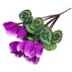 Sztuczny kwiat fiołek alpejski sztuczny cyklamen fioletowy jak żywy