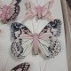 Komplet sztuczne motyle motylki na klipsie do dekoracji 10 szt.