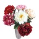 Sztuczne kwiaty piwonie / piwonia sztuczna gałązka h 60cm mix. kolorów
