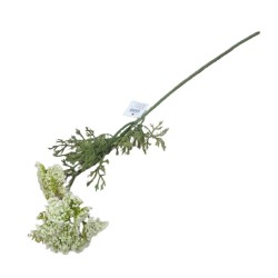 Ecru krwawnik kwiat sztuczny gałązka h 55cm / sztuczna gałązka