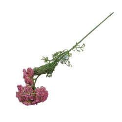 Różowy krwawnik kwiat sztuczny gałązka h 55cm / sztuczna gałązka