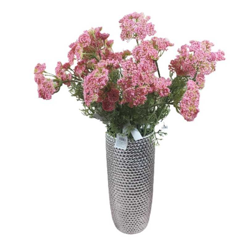 Różowy krwawnik kwiat sztuczny gałązka h 55cm / sztuczna gałązka