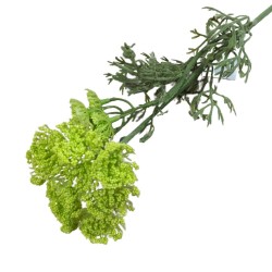 Zielony krwawnik kwiat sztuczny gałązka h 55cm / sztuczna gałązka
