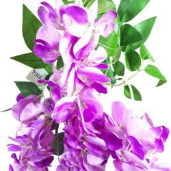 Sztuczna glicynia zwisające kwiaty / gałązka kwiatów wisteria, zdjęcie 3