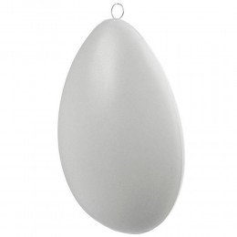Jajko plastikowe płaskie 15 cm do ozdabiania metodą decoupage