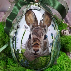 Jajko plastikowe płaskie 15 cm do ozdabiania metodą decoupage, zdjęcie 3