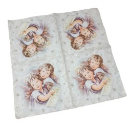 Papierowa serwetka decoupage aniołki anioł Święta Boże Narodzenie