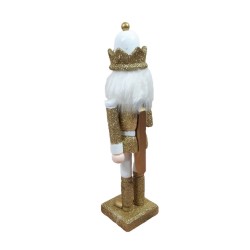 Elegancka Figurka Świąteczna - Drewniany Dziadek do Orzechów, zdjęcie 4