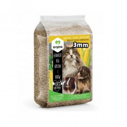 Żwirek pszenno-kukurydziany naturalny dla kota królika chomika 6l