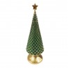 Figurka choinka zielono-złota wys. 40cm dekoracja na Boże Narodzenie