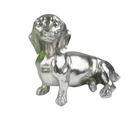 Srebrna figurka jamnika / figurka psa jamnika / figurka pies jamnik