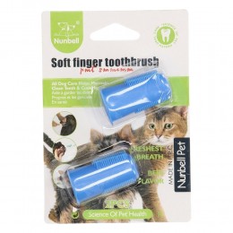 Szczoteczka do mycia zębów dla psów i kotów nakładana na palec