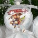Dwustronne bombki świąteczne z dziećmi decoupage sprzedam