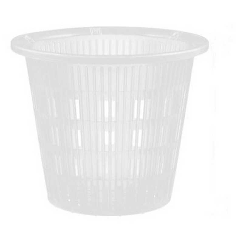 Plastikowa przeźroczysta doniczka siateczkowa na storczyka h11cm