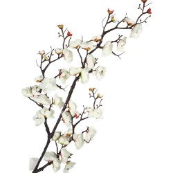 Sztuczna kwitnąca gałązka jabłoni 95 cm / gałązka sztucznej wiśni