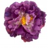 Sztuczna piwonia główka wyrobowa fioletowa / sztuczne kwiaty główki piwonii