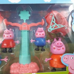 Zabawka dla dziecka Świnka Peppa i Rodzina na karuzeli