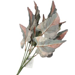 Sztuczne kwiaty alokazja roślina doniczkowa dodatek do kompozycji 58cm