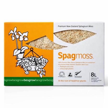 Besgrow Spagmoss mech torfowiec prasowany do terrarium 100 g, 8 l