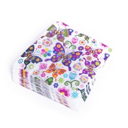Serwetki papierowe dekoracyjne decoupage MOTYLKI paczka 20 szt.