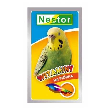 NESTOR witaminy na piórka dla małych papug 20g