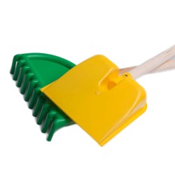 Zestaw do piaskownicy i na plażę ŁOPATKA I GRABKI dł. 62 cm, zdjęcie 7