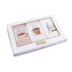 Komplet haftowanych ręczników kuchennych 50x70cm 3 szt., zdjęcie 3