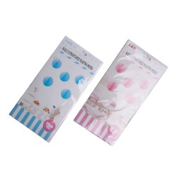 ROZETA KULA PAPIEROWA niebieska plaster miodu 25 cm, zdjęcie 3