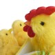 Kurczak wielkanocny w gniazdku dekoracja stroik na Święta Wielkanocne