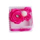 Różowe ozdobne pudełeczko na biżuterię pierścionek kolczyki wisiorek