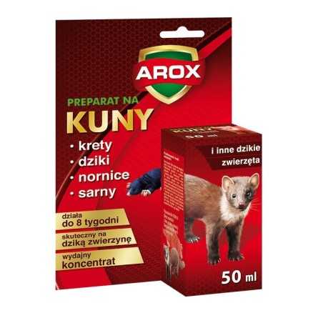 Odstraszacz kun Arox preparat na kuny i inne dzikie zwierzęta płyn 50 ml