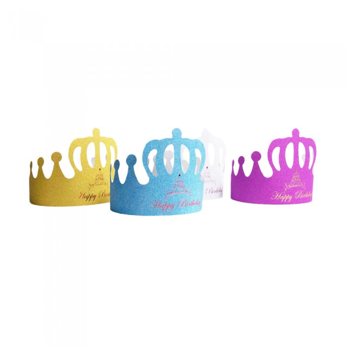 Papierowa korona dla dzieci brokat / korona dla króla / korona księżniczka