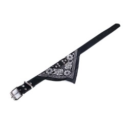 Duża obroża z bandanką chustą dla psa obwód szyi 52 cm