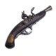 Dekoracyjna replika broni palnej pistoletu skałkowego z XVIII wieku