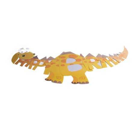 DINOZAURY girlanda urodzinowa baner urodzinowy DINO PARTY dekoracja