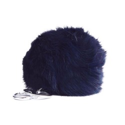 Puchaty brelok pompon zawieszka do torebki kluczy + zapięcie, zdjęcie 3
